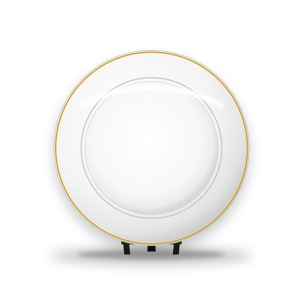 7.5" Decorative Ceramic Plate